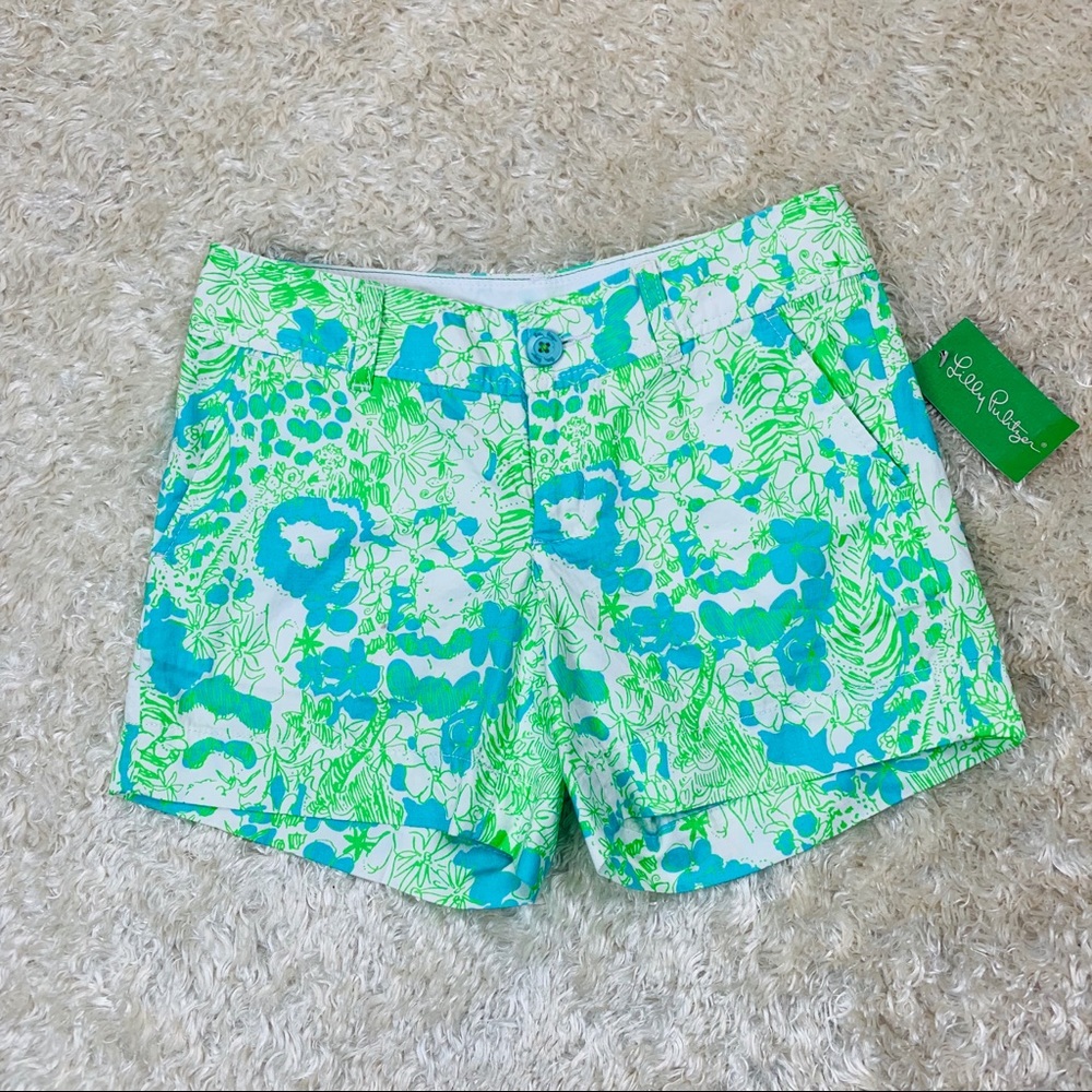 Lilly Pulitzer Size 00 Its A Zoo Callahan Shorts